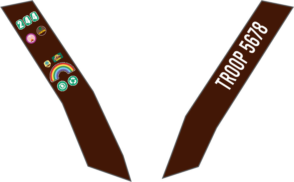 Custom 5678 Scouts Shoulder Sash