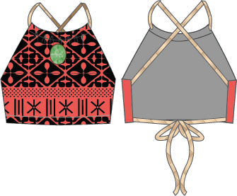 Custom Moana Production Moving On Crop Top