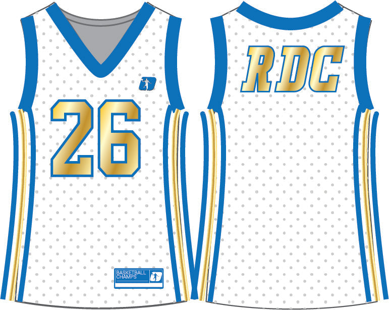 Custom RDC Basketball Basketball Jersey No Side Panel