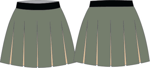 Custom Parkrose Safari Pleated Skort