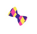 Custom Harlequin Tea Party Hair Bow