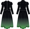 Elphaba Witch LS Puff Sleeve TNeck Dress with Character Skirt and Peplum