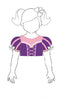 Princess in the Tower Puff Sleeve Crop Top