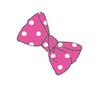 Candy Striper Hair Bow