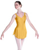 Solid Lycra Soiree Leotard with Skirt