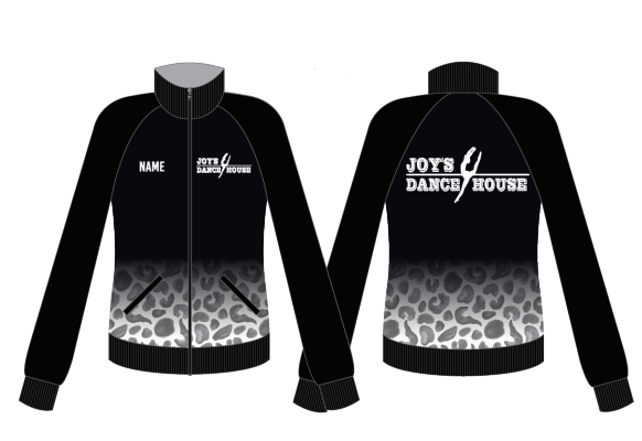 Joys Dance House Leopard Jockey Jacket - black