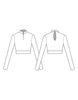 Stardust Zipper Front Crop Top - Hamilton Theatrical