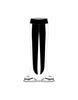White Marble Panel Skate Legging - Hamilton Theatrical
