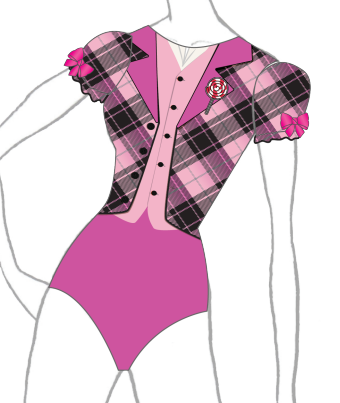 Body con maniche a sbuffo personalizzato per bambini Lollipop